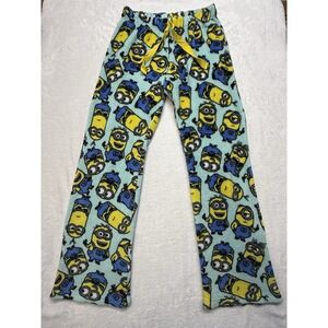Minions Rise Of Gru Woman's Medium Sleep Pants Fleece Sleepwear Despicable Me